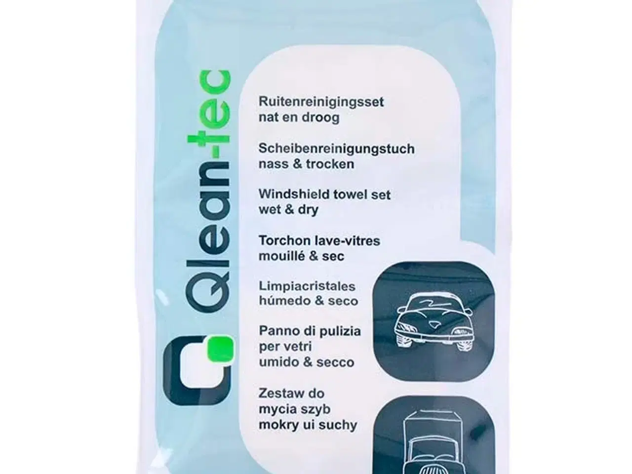 Billede 1 - Qlean-tec, Renseservietter, glasrens, 500 stk.