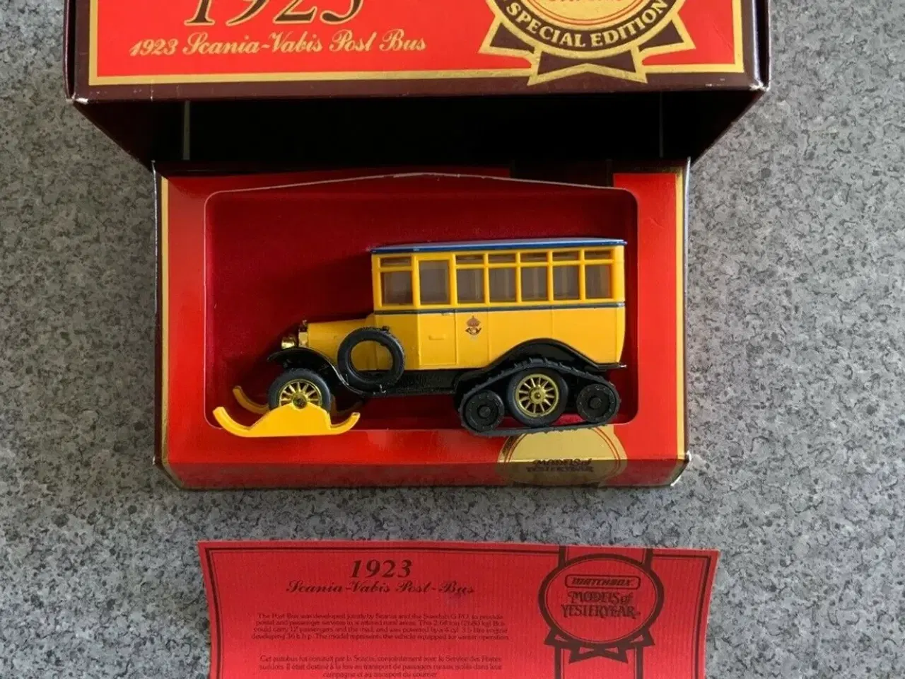 Billede 1 - Matchbox Y-16, 1923 Scania-Varis Post Bus 