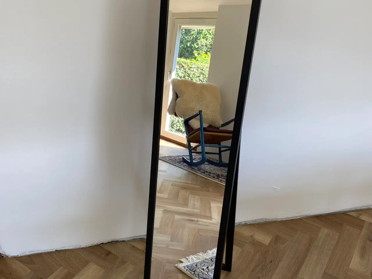 Billede 1 - Gulv Spejl, sort 150 X 40