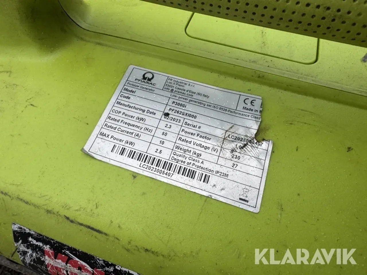 Billede 8 - Generator KGK P-3000i