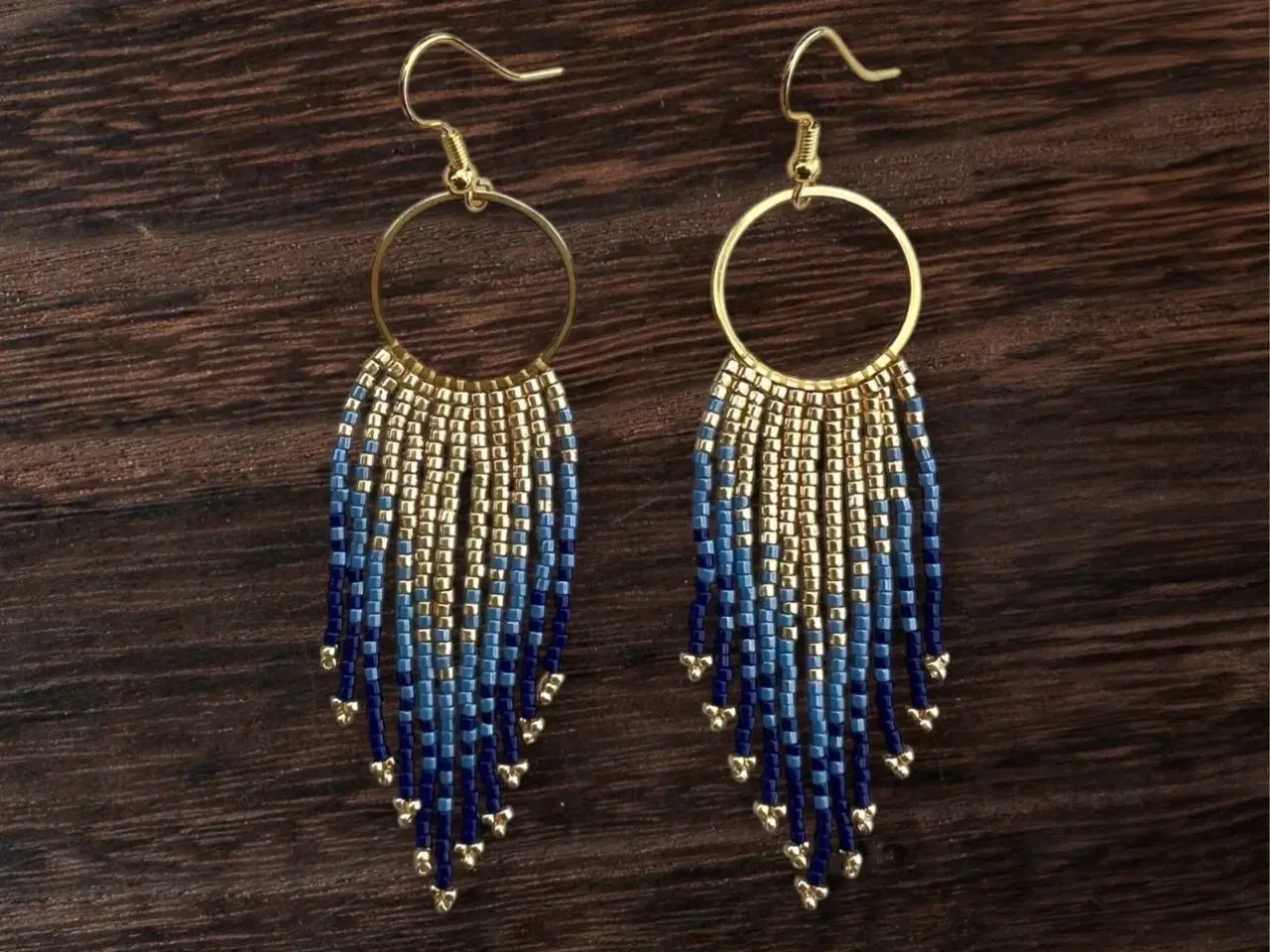 Billede 1 - Grønlandske øreringe, håndlavede 