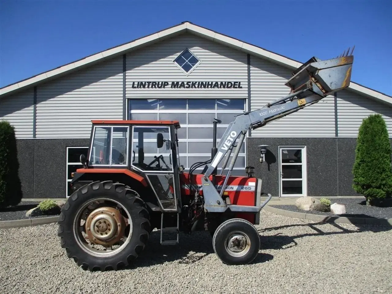 Billede 6 - Massey Ferguson 265 Med nye dæk og frontlæsser