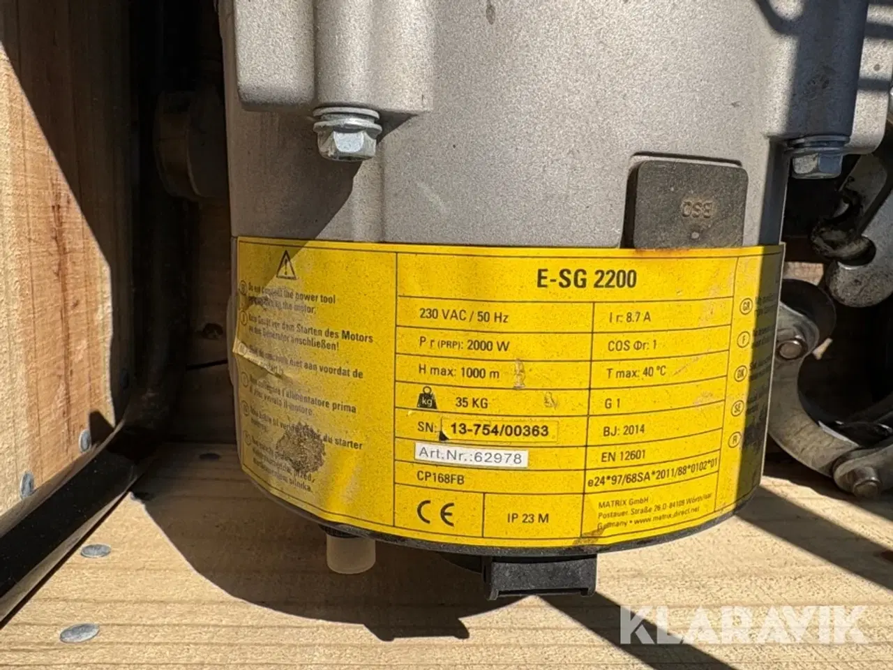 Billede 9 - Støvsuger, generator og vvs bord - 5 dele