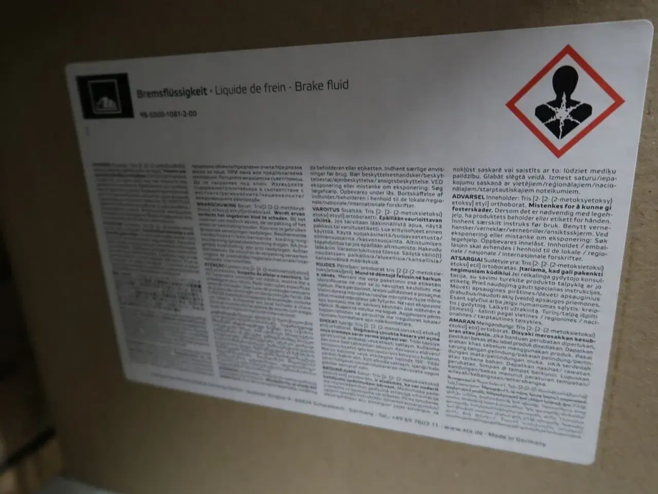 Billede 3 - 4 fag lagerreol med indhold