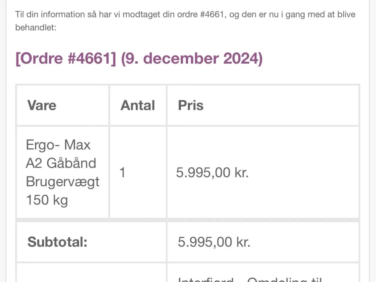 Billede 4 - Gåbånd / løbebånd 