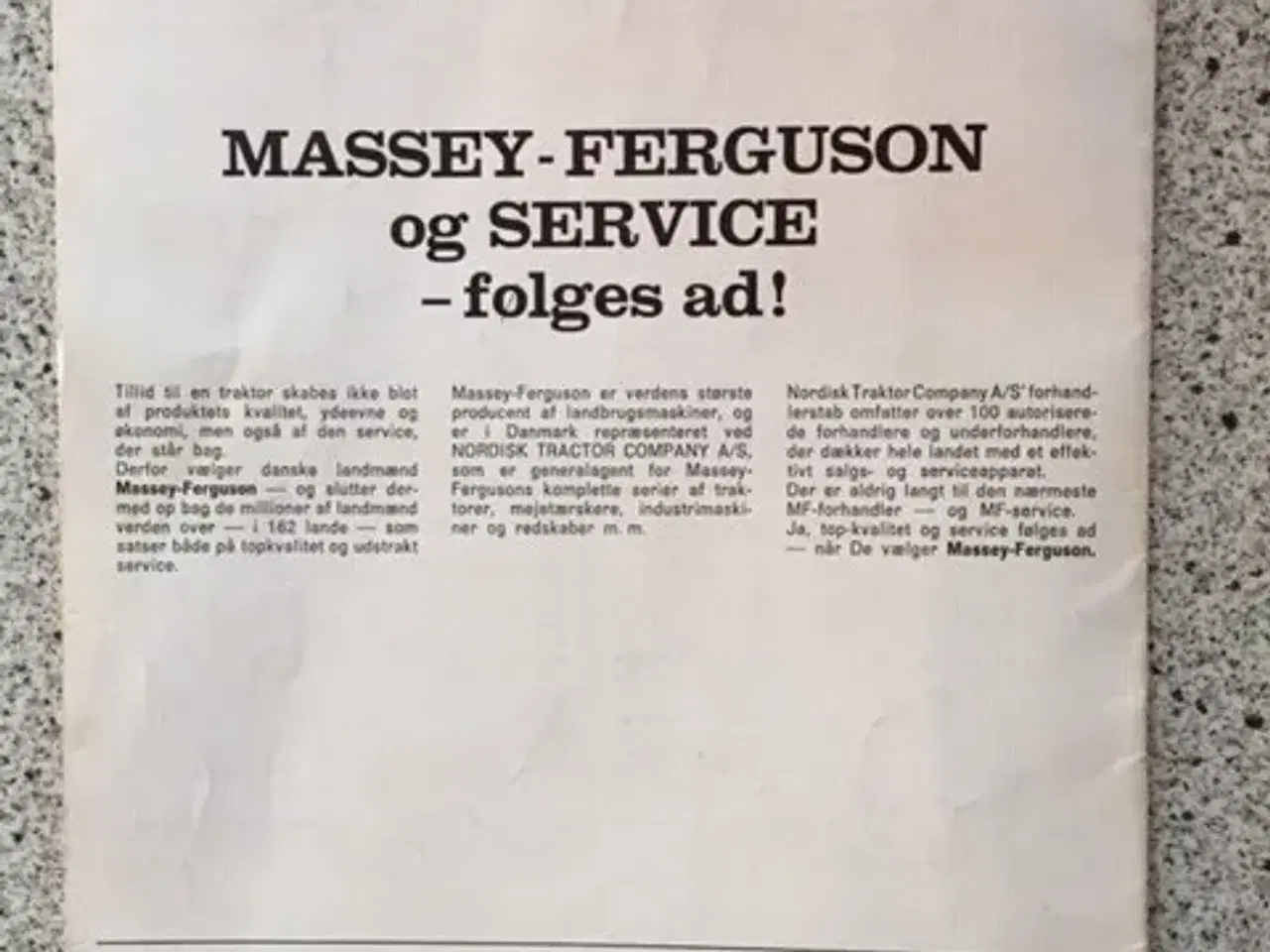 Billede 7 - Massey Ferguson 135 brochure