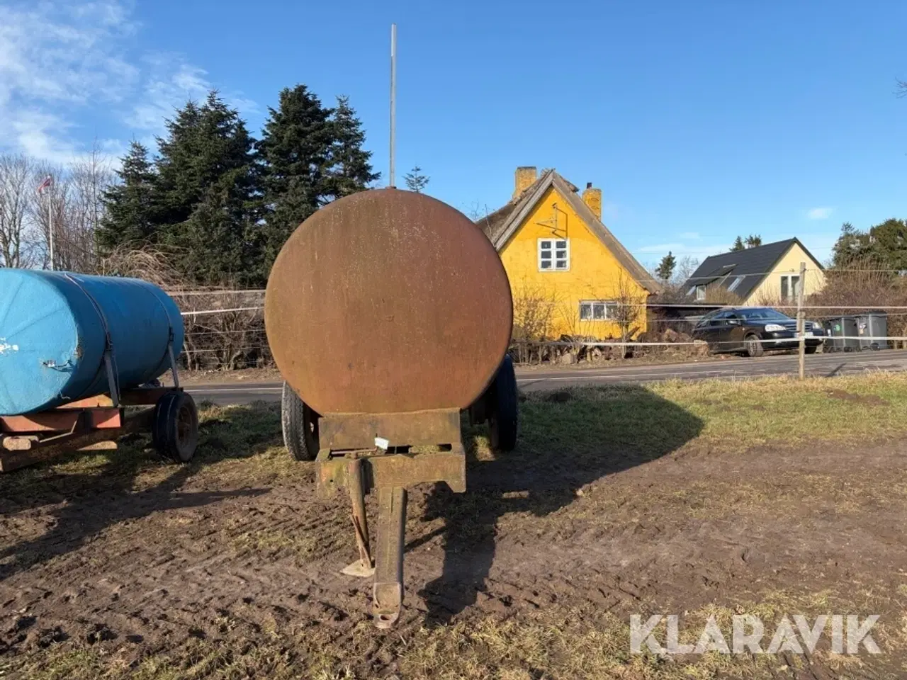 Billede 6 - Tank på kraftig enakslet trailer