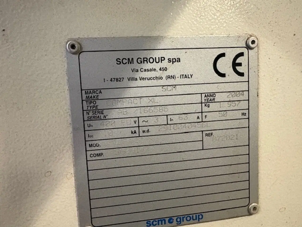 Billede 5 - SCM COMPACT 23 Kehlemaskine