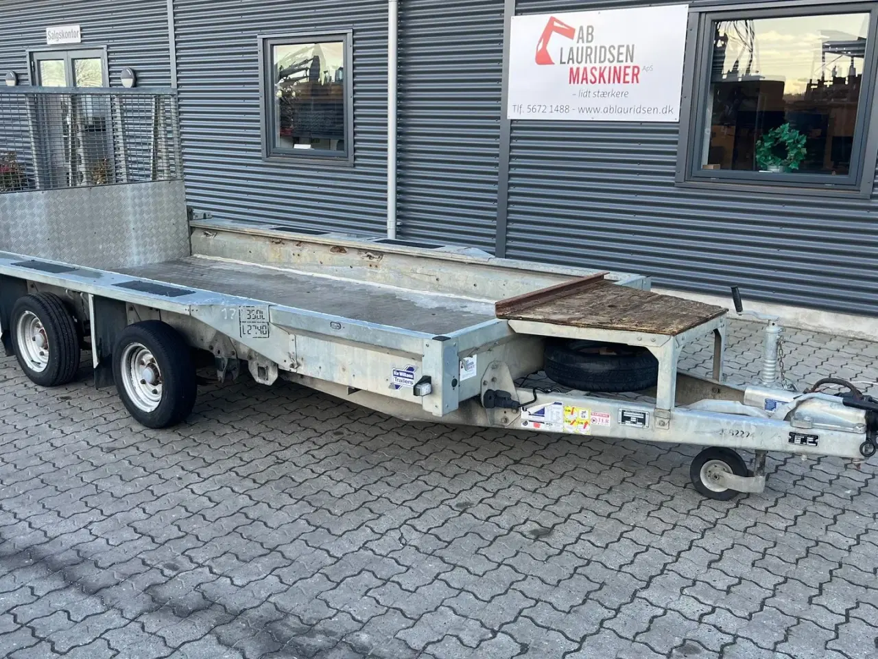 Billede 2 - Ifor Williams gx125 Nysynet maskintrailer