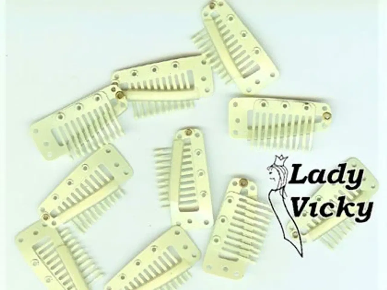 Billede 4 - Clips til extensions - clip-on - hårpleje