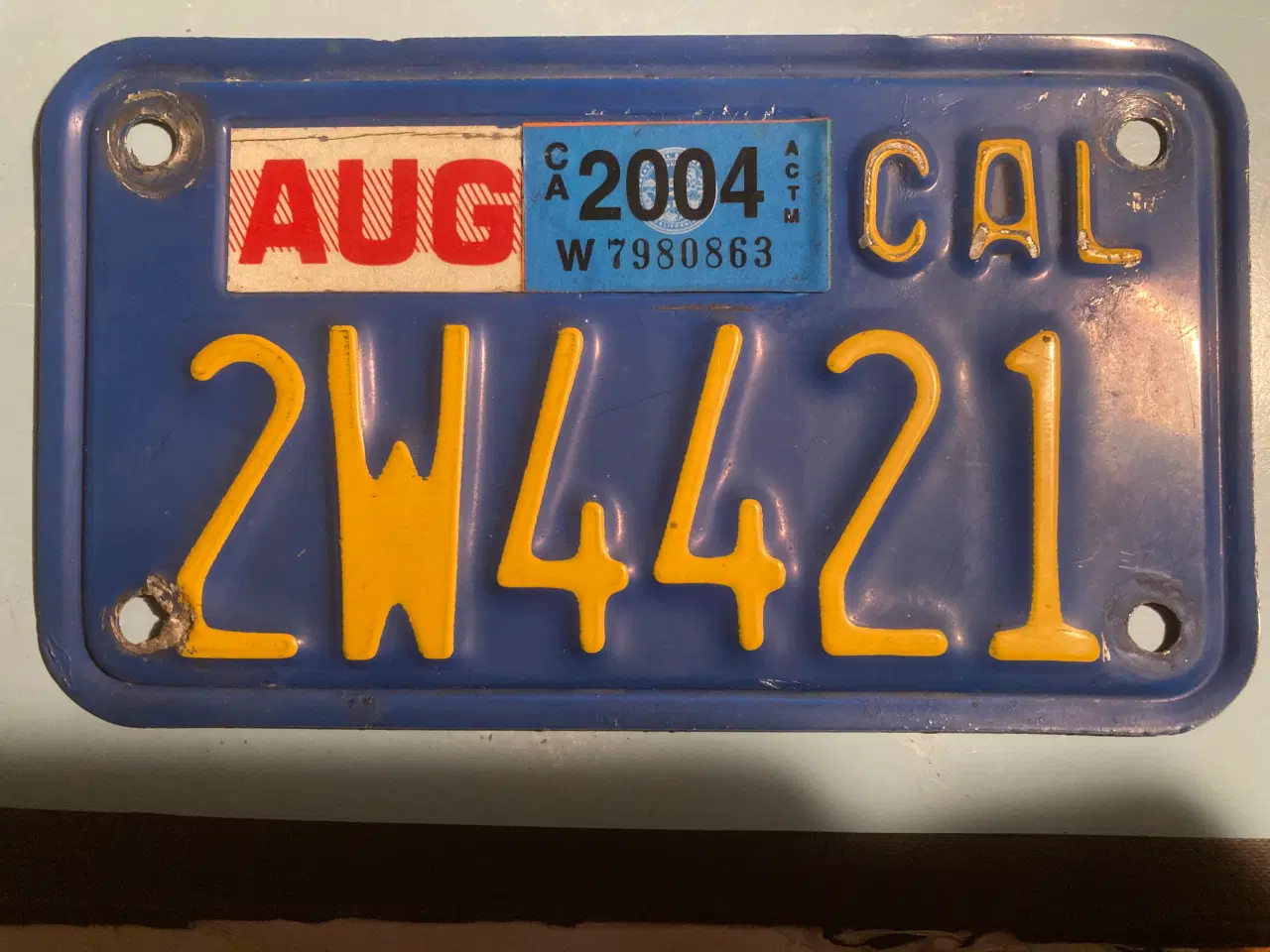 Billede 1 - Nummerplade til MC.