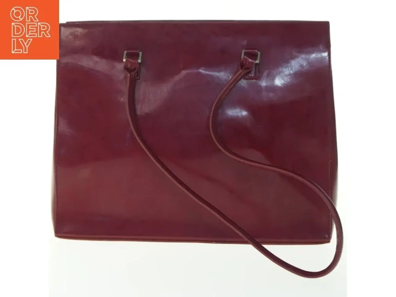 Billede 2 - Rød taske fra Lloyd (str. H 28, B 35, D 8 cm)