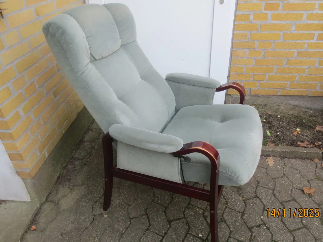 Billede 6 - 1 stk Farstrup Otiumlænestol med vippefunktion