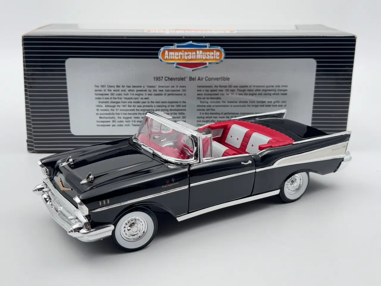 Billede 1 - 1957 Chevrolet Bel Air Convertible 1:18  