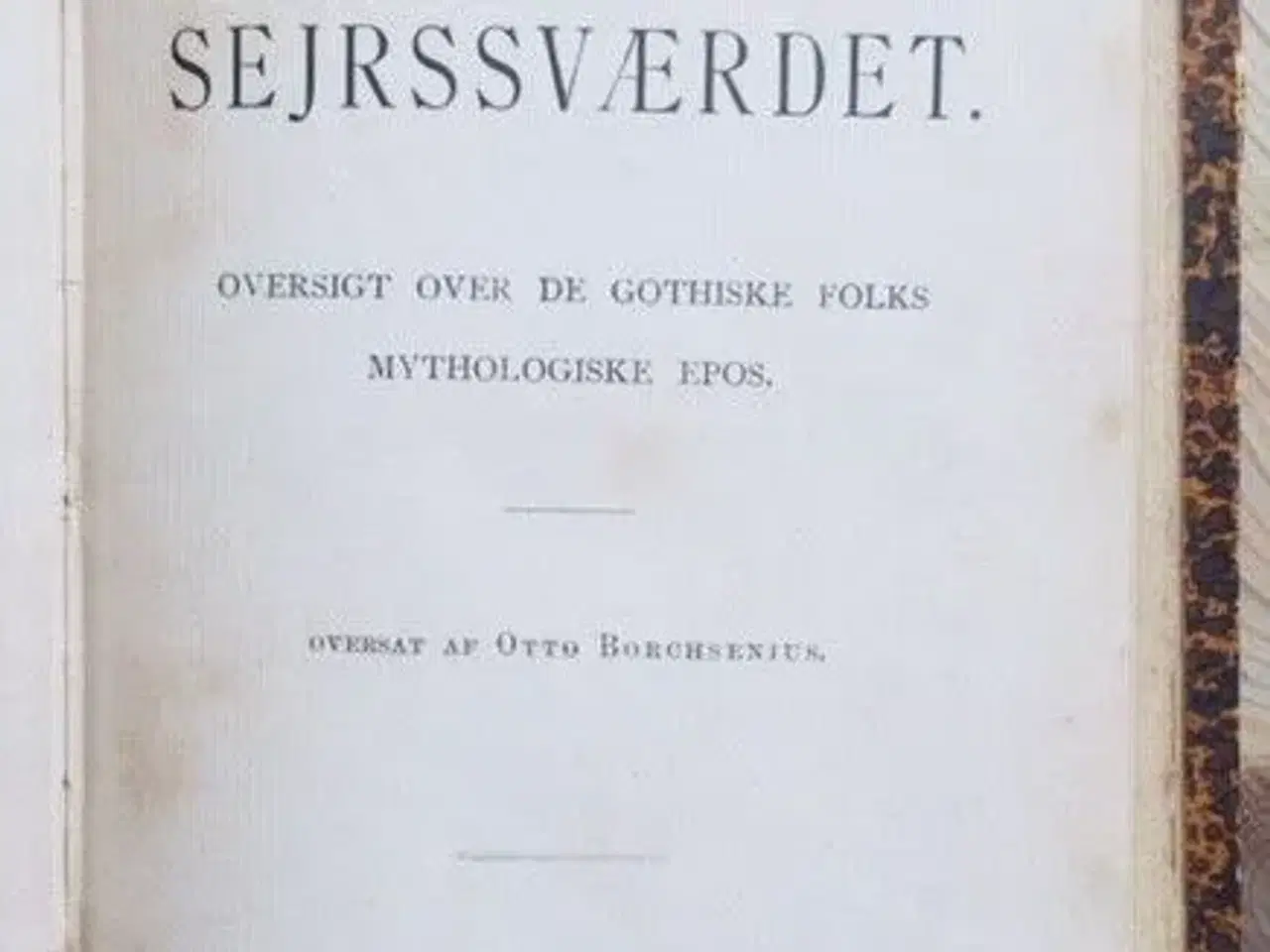 Billede 1 - Sejrssværdet (1885) af Viktor Rydberg