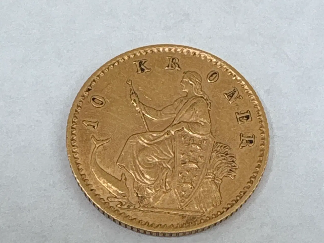 Billede 2 - Guldmønt 10 kr. 1890