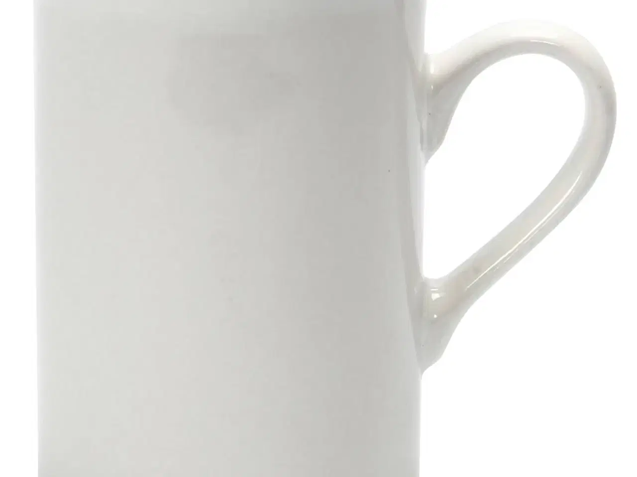 Billede 1 - Elegant Hvidt Porcelænskrus - Sæt med 2 stk.