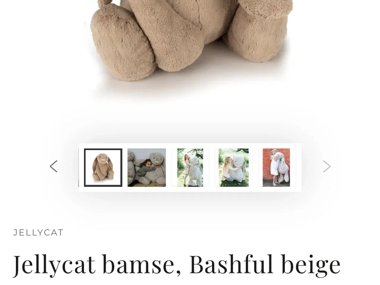 Billede 2 - Jellycat kanin 108 cm