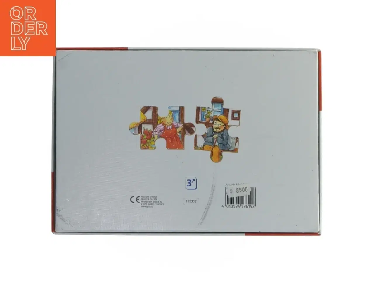 Billede 3 - Træpuslespil med bondegårdsmotiv fra Goki (str. 37. x. 27 cm. 48 brikker)