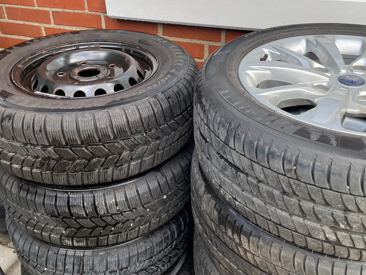 Billede 2 - Dæk og fælge til Ford transit   Sommer og vinter  
