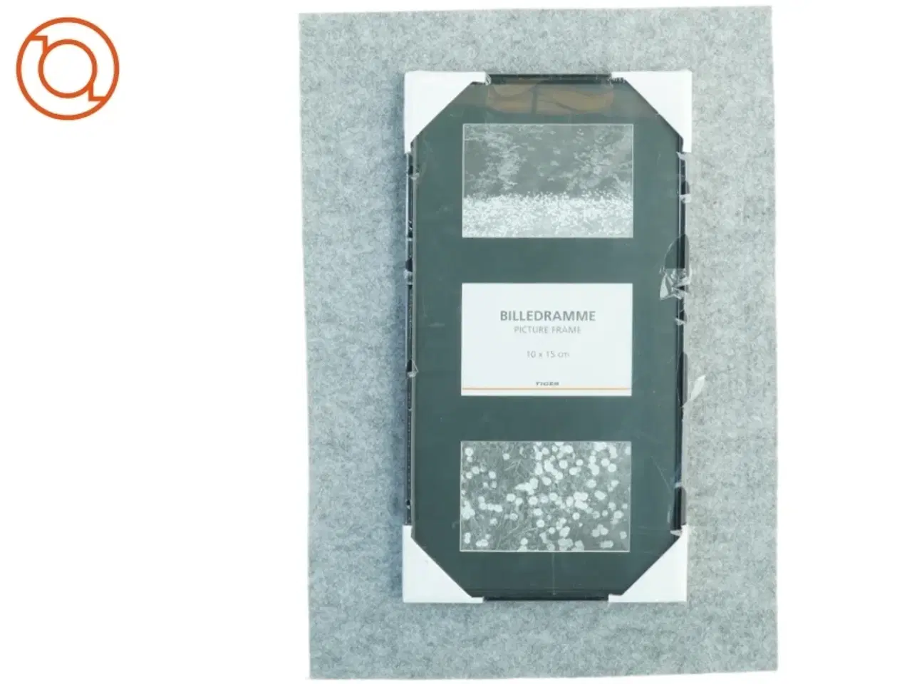 Billede 1 - Sort billede ramme fra Tiger (str. 46 x 25 cm)