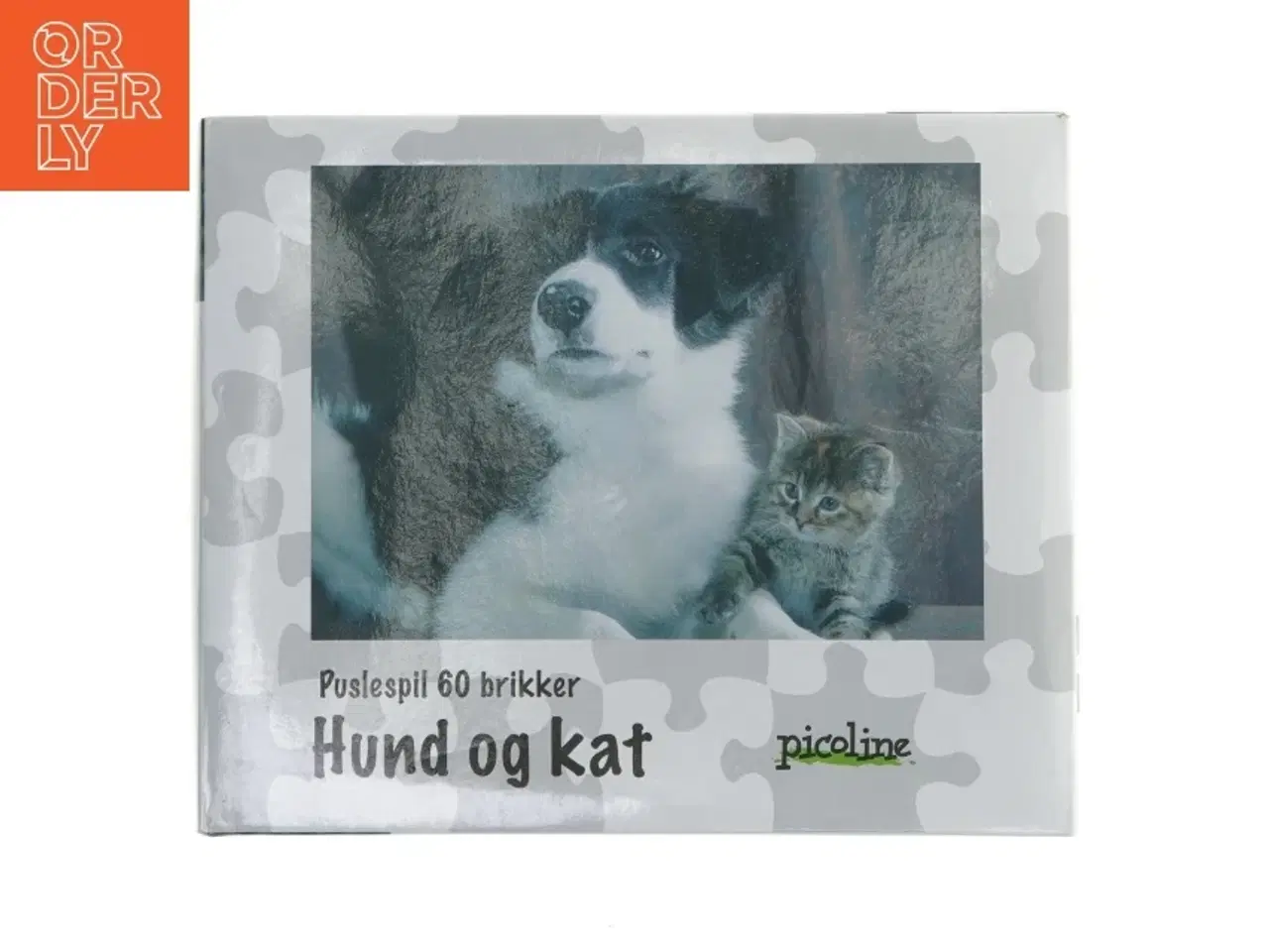 Billede 1 - Puslespil med hund og kat (str. 60 brikker)