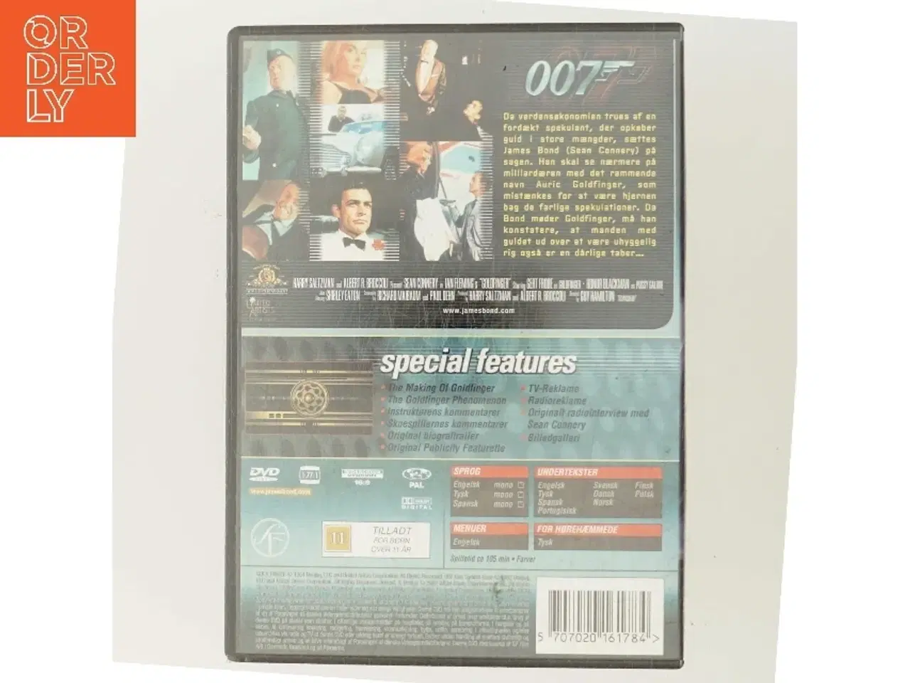 Billede 3 - Agent 007 - Goldfinger med Sean Connery (DVD)