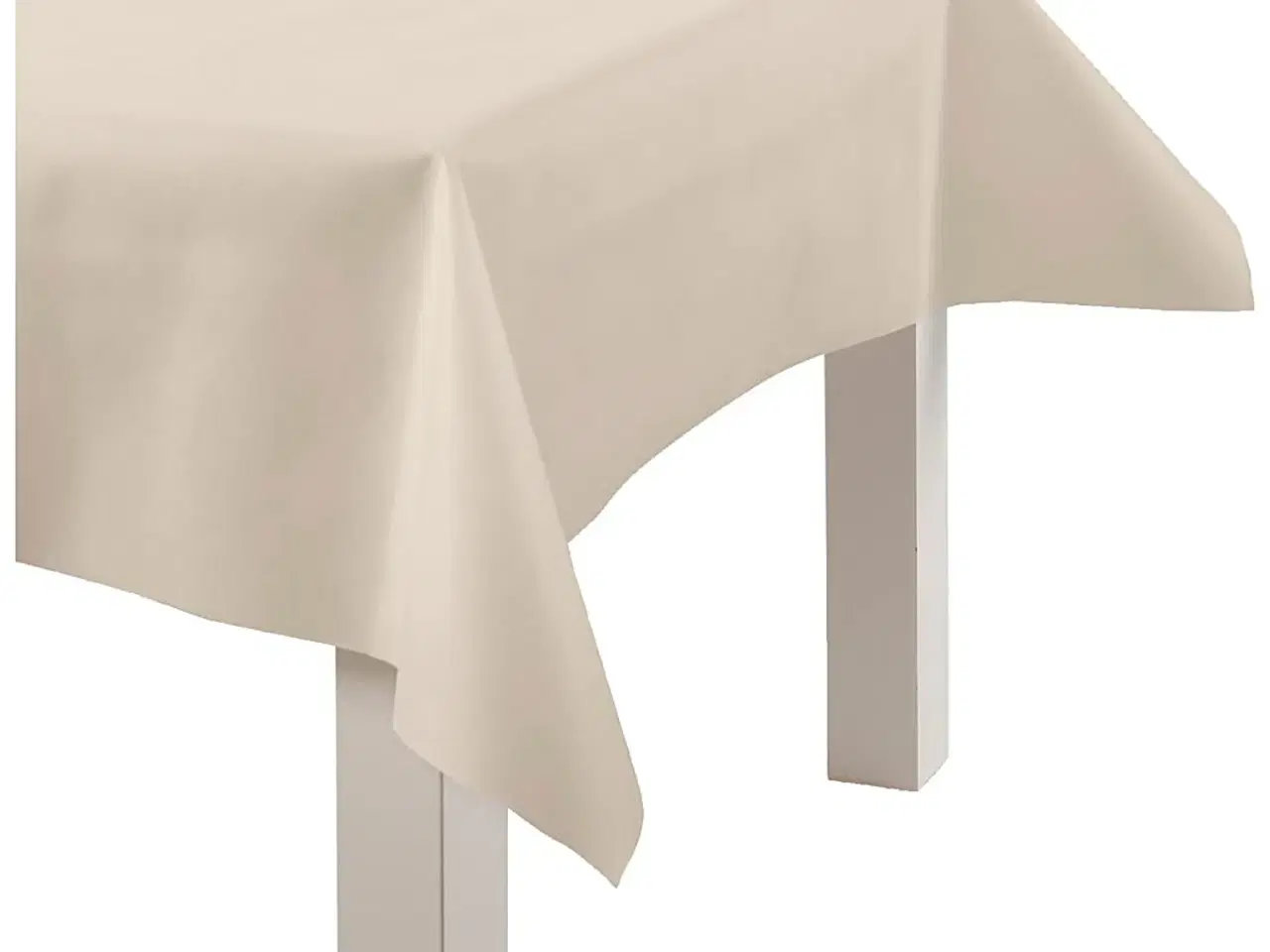 Billede 1 - Dug af Imiteret Stof, B: 125 cm, 70 g, creme, 10m/ 1 rl.