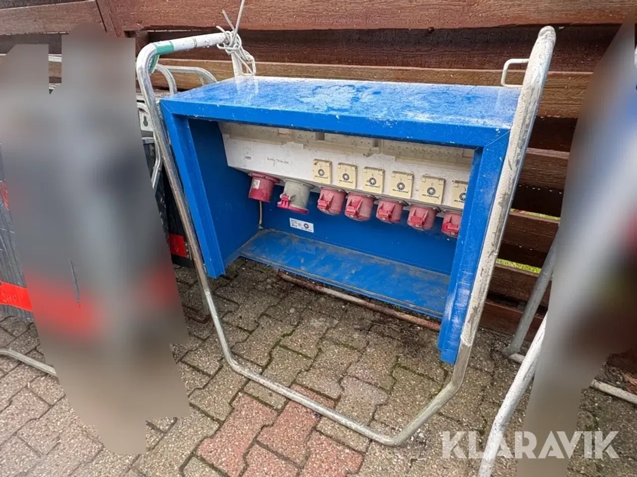 Billede 1 - Byggestrømtavle