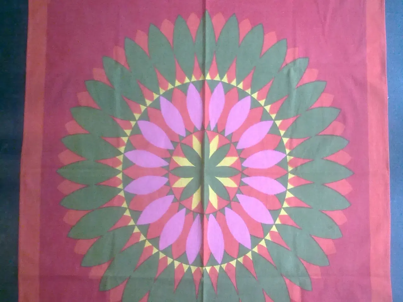 Billede 3 - Tekstil print RETRO dug NORDISK design signeret