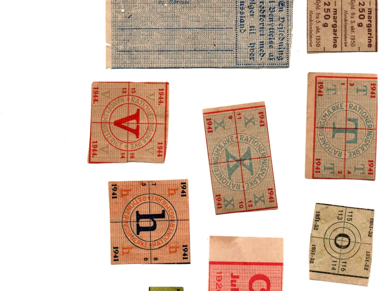 Billede 3 - Rationeringsmærker 1-2 verdenskrig