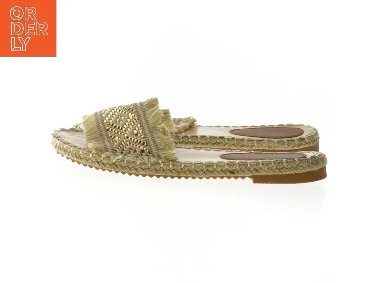 Billede 1 - Espadrilles med frynser (str. 36)