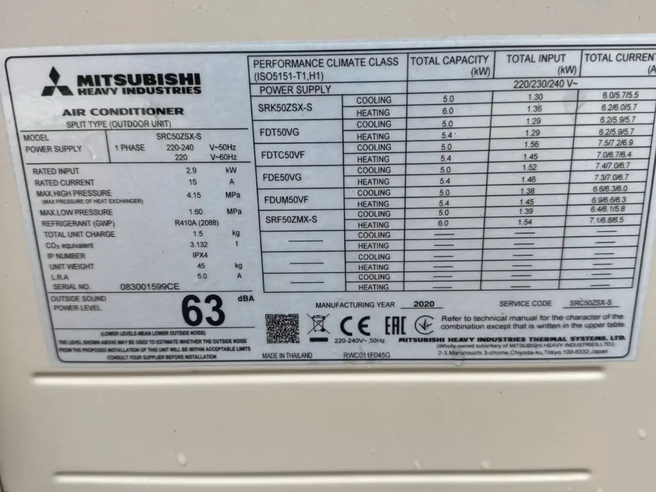 Billede 2 - Mitsubishi Varmepumpe - Klimaanlæg