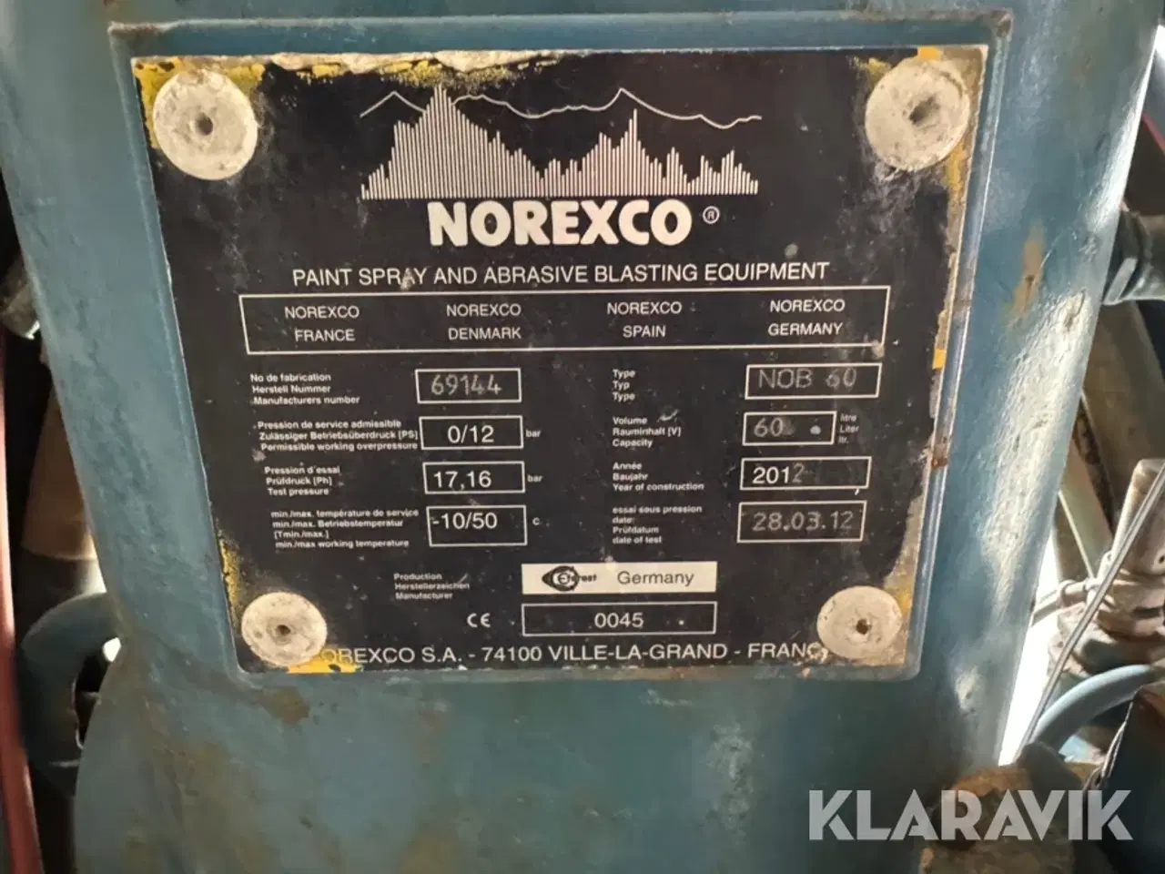 Billede 3 - Sandblæser Norexco NOB60