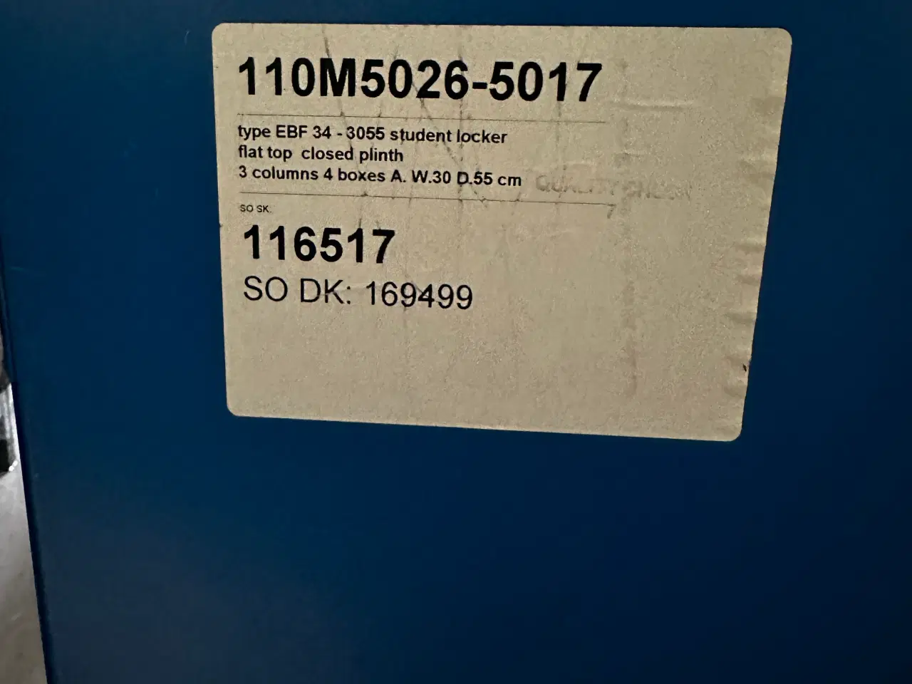 Billede 3 - Blika garderobeskab/boks - 12 rum