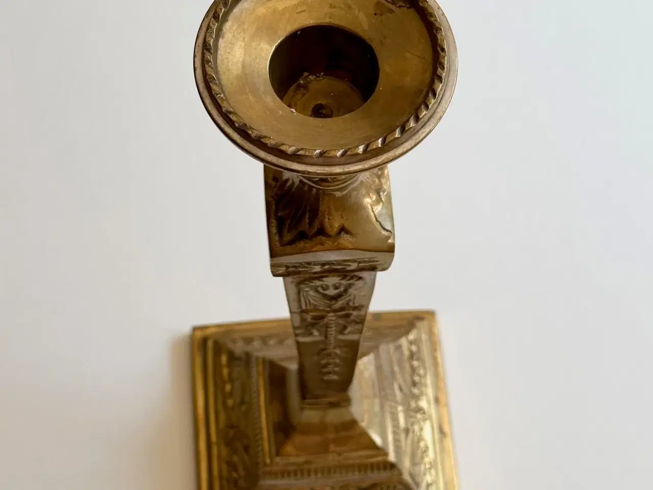 Billede 4 - Stor messingstage, empirestil