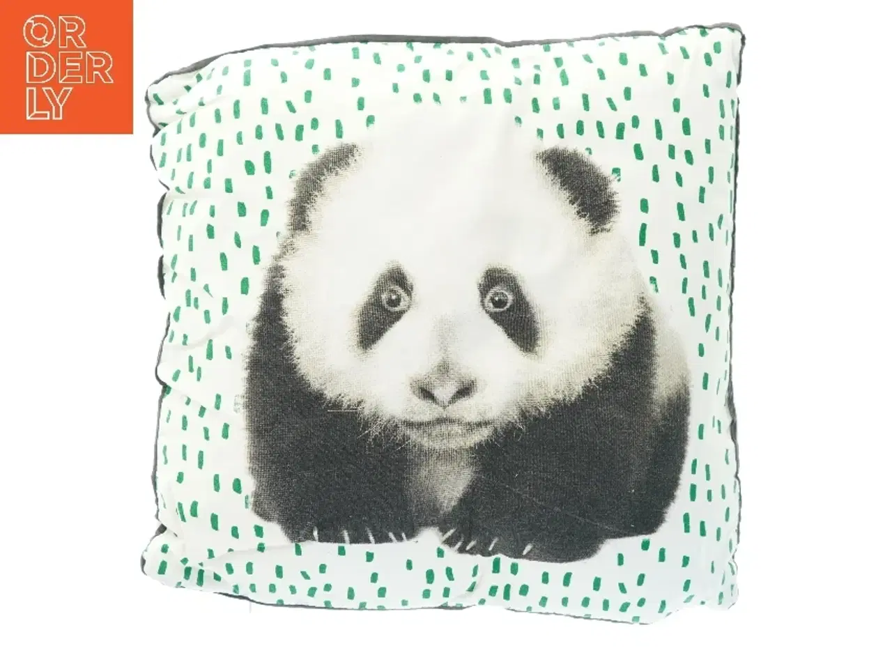 Billede 1 - Pude med panda motiv (str. 30 x 30 cm)