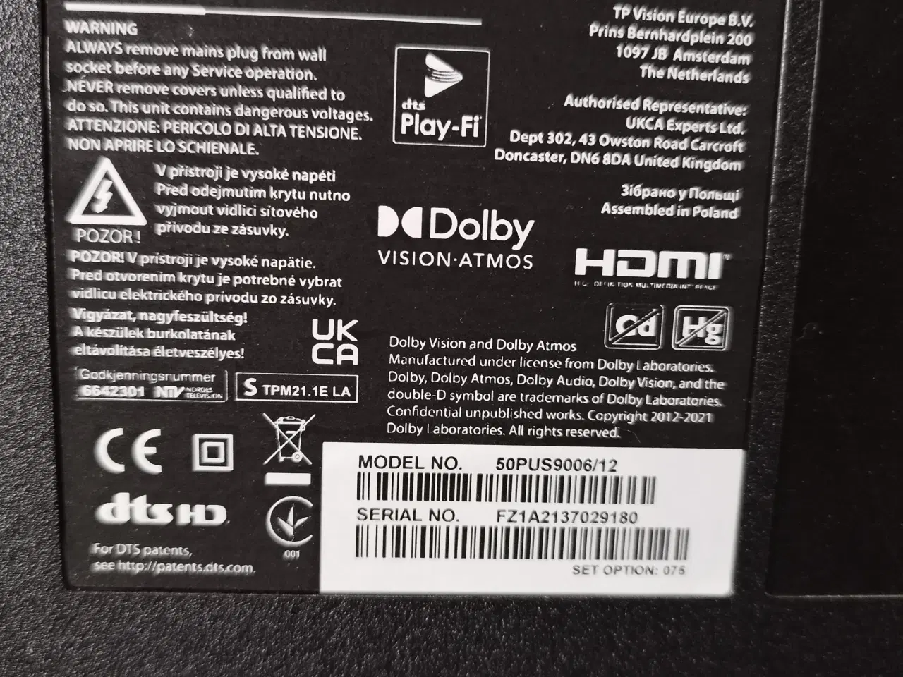 Billede 3 - Philips 50" tv