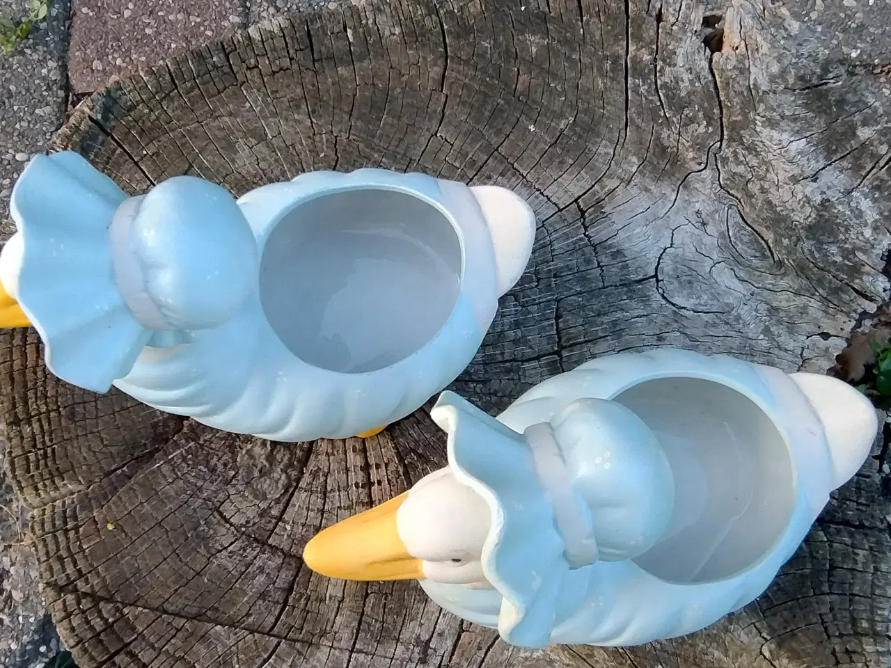 Billede 5 - Keramik gæs til blomster 