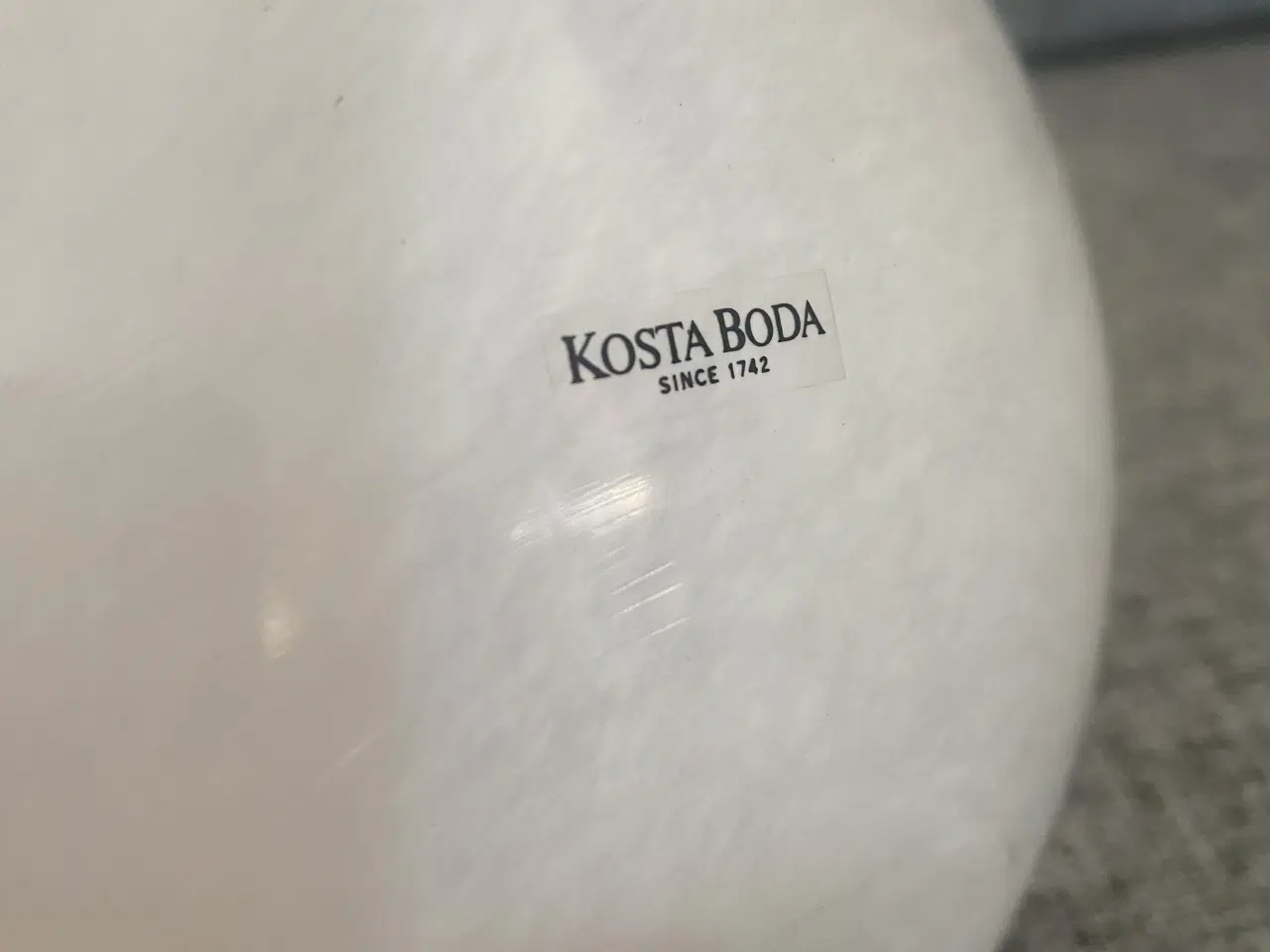 Billede 4 - Smuk glasskål fra Kosta Boda