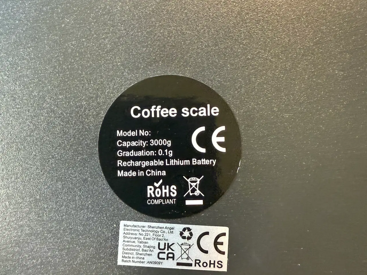 Billede 6 - Kaffe vægt Max 3000g   +-1 g