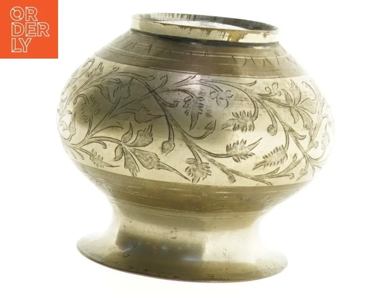Billede 2 - Messingvase (str. 12 x 14 cm)