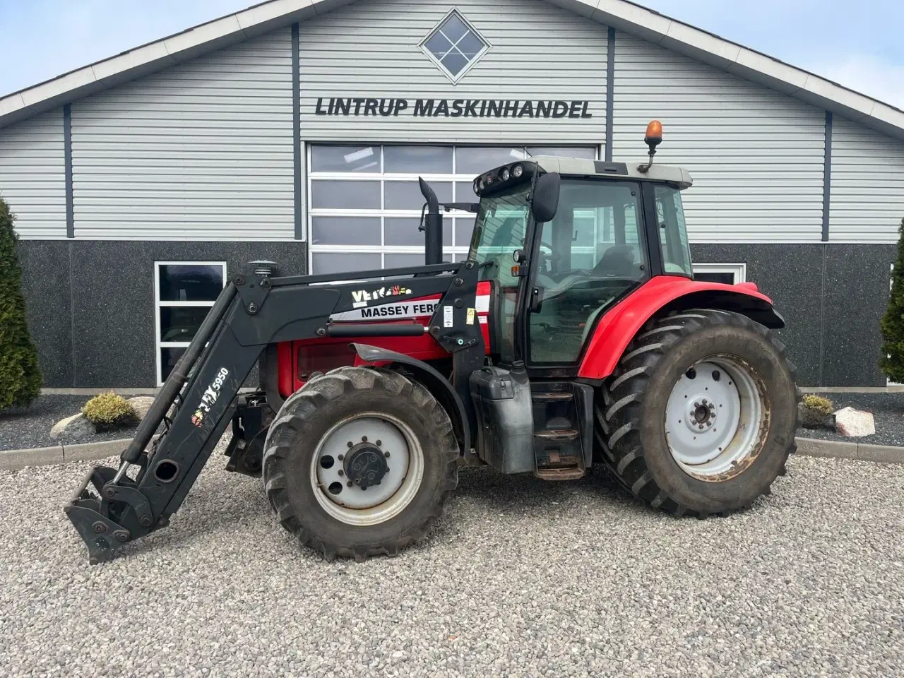 Billede 1 - Massey Ferguson 6480 Dyna 4 Med frontlift og frontlæsser
