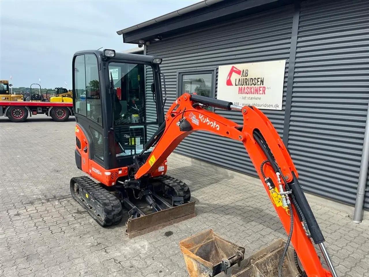 Billede 2 - Kubota KX019-4 tiltman og 3 skovle kun kørt 912timer