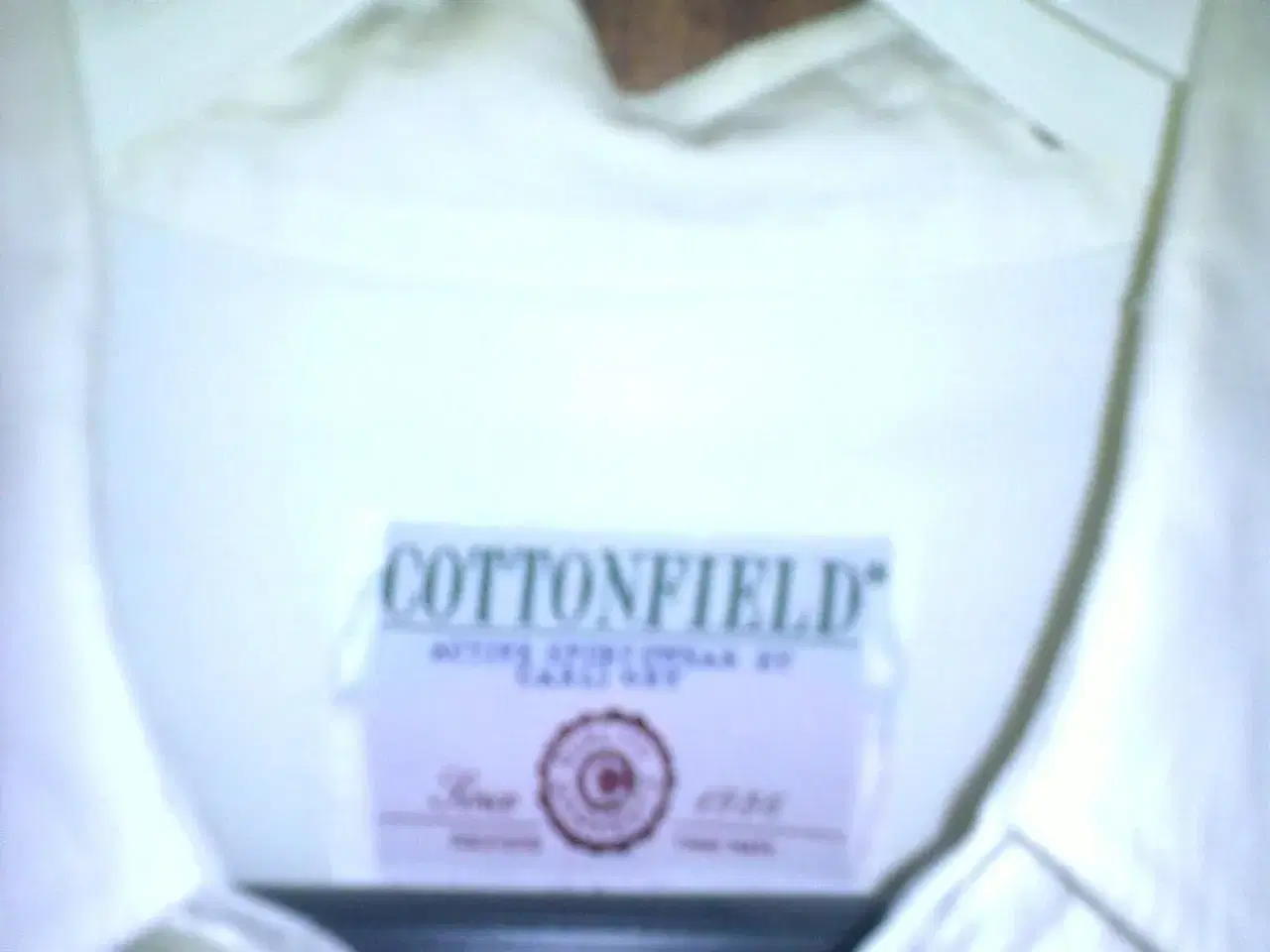 Billede 3 - Hvid Cottonfield herreskjorte