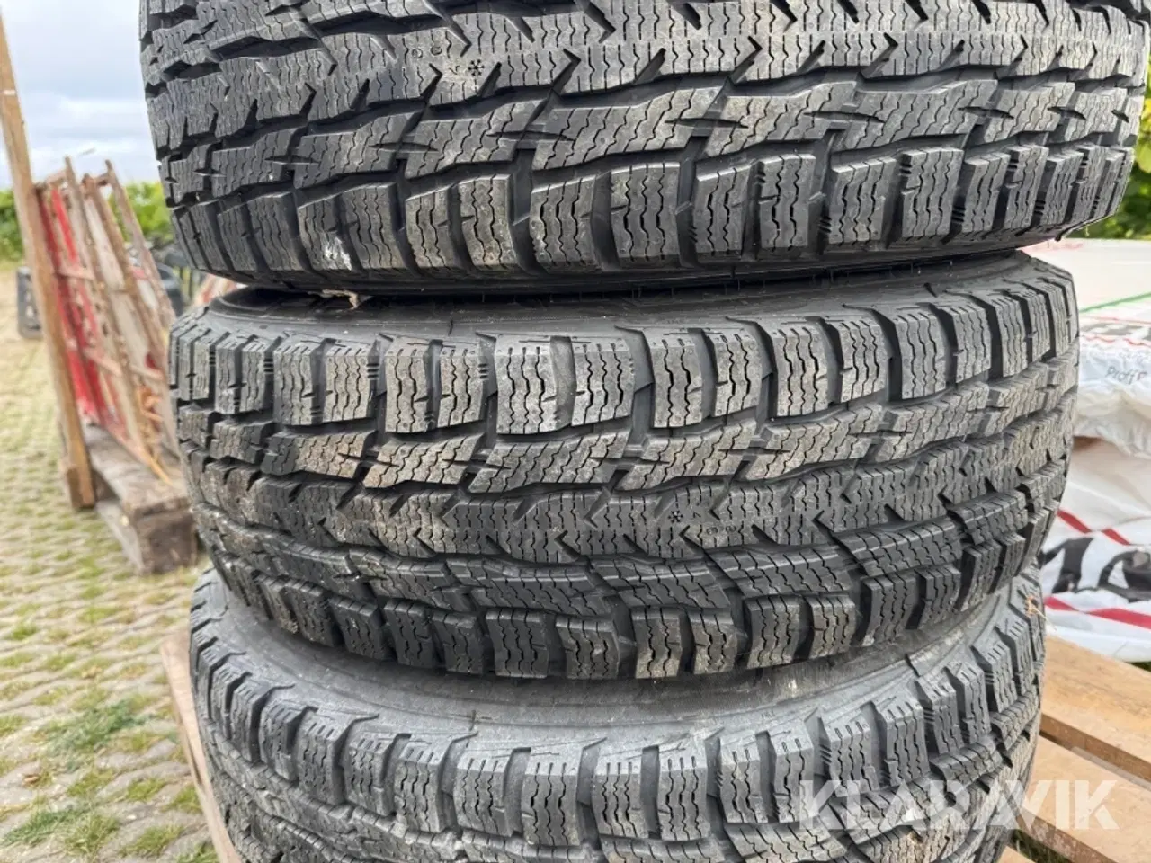 Billede 4 - Dæk på fælge Nokian WRC3 studless