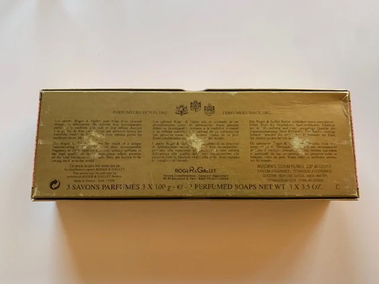 Billede 3 - Roger & Gallet PARIS - 3 x savons parfumes / sæbe