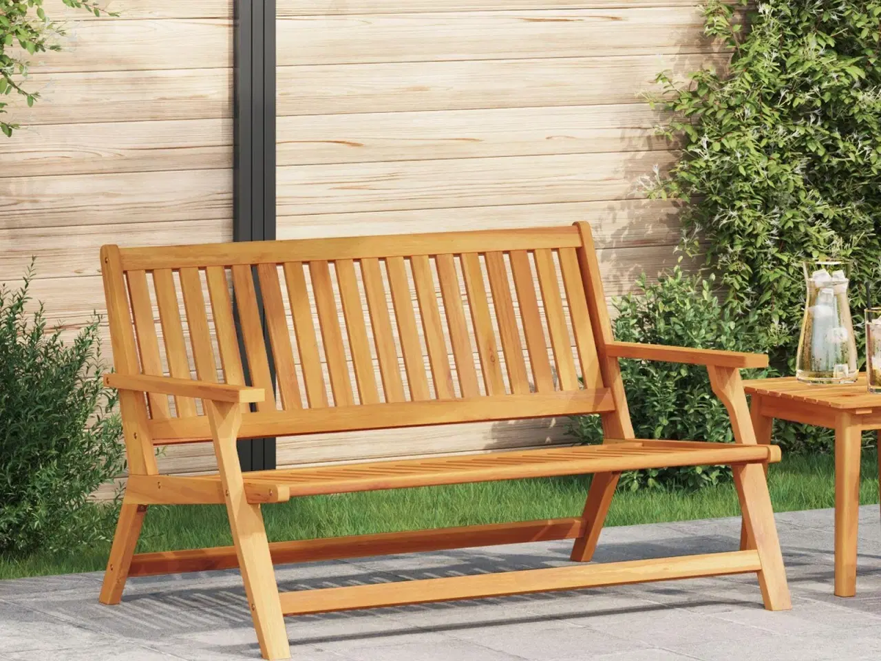 Billede 1 - Udendørs spise sæt Brun Massivt Akacietræ