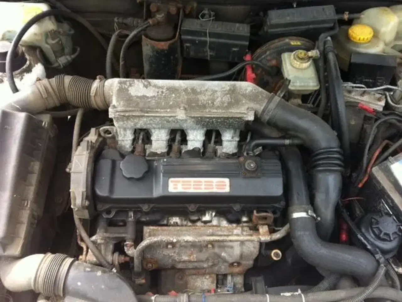 Billede 1 - motor fra opel astra f diesel. 1.7 Turbo
