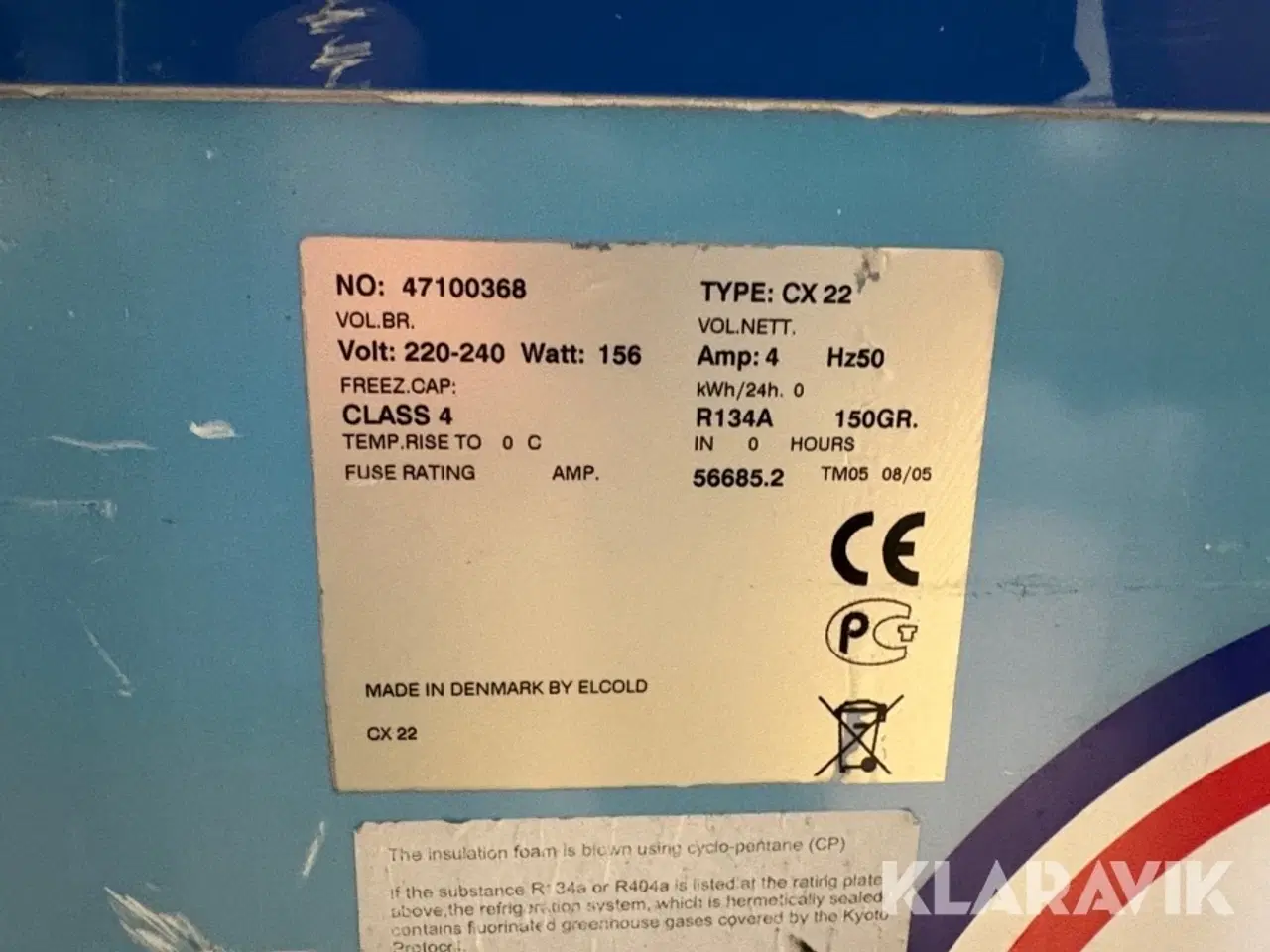 Billede 9 - Industri fryser Elcold Cx22